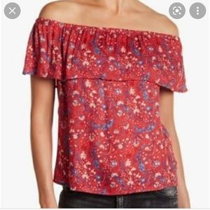 Lucky brand off the should top